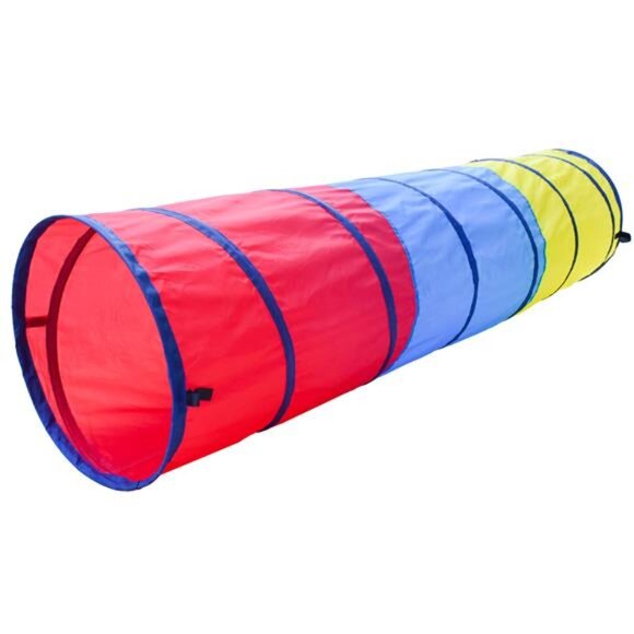 Multicolored Pop-up Crawl Through Tunnel, Polyester Material, Indoor & Outdoor - Picture 1 of 5